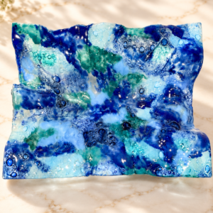 Centro de mesa Azul Océano